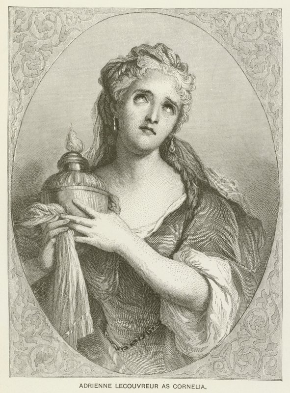 Adrienne Lecouvreur als Cornelia von after Antoine Coypel