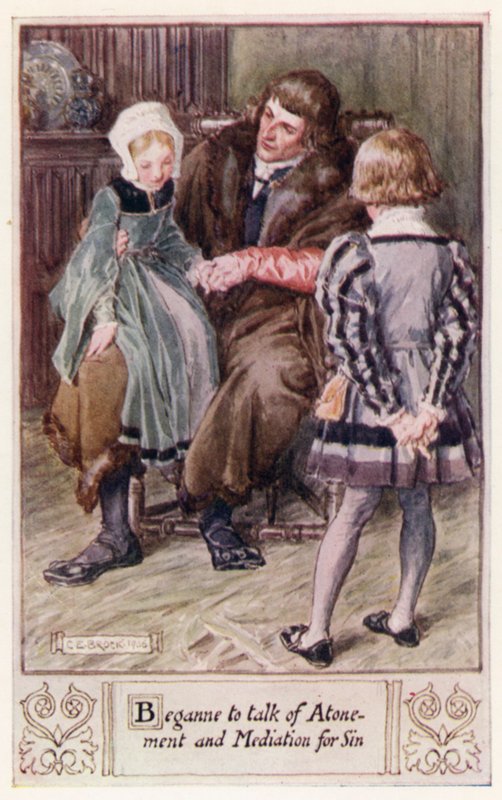 Begann über Sühne und Vermittlung für Sünde zu sprechen von after Charles Edmund Brock