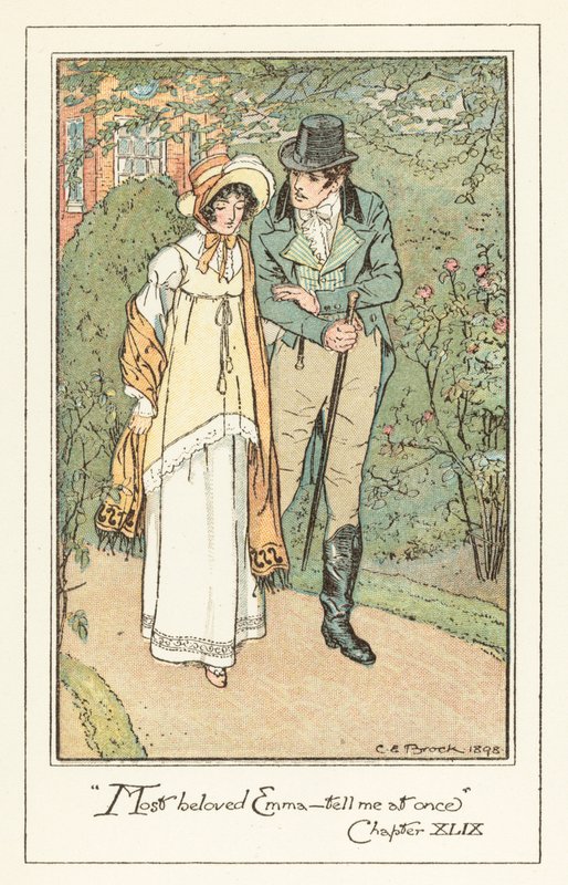 Illustration zu Jane Austens Emma von after Charles Edmund Brock