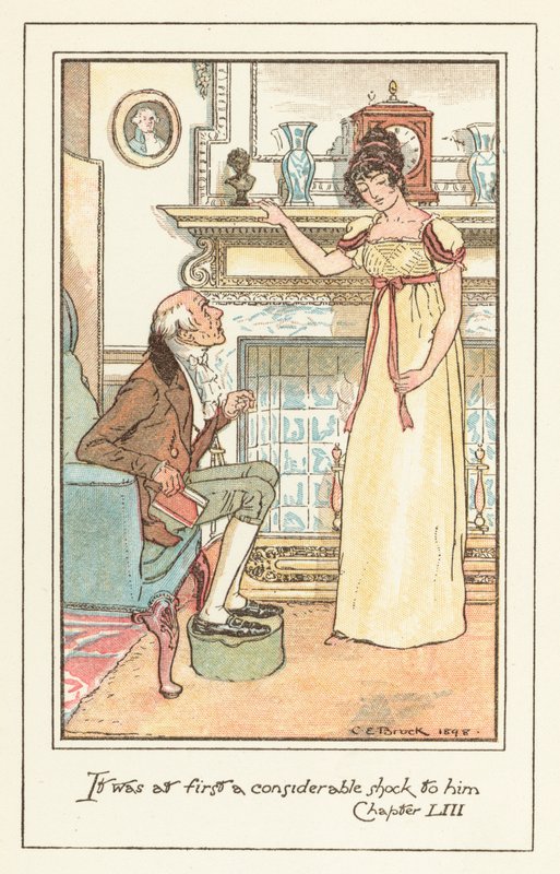 Illustration zu Jane Austens Emma von after Charles Edmund Brock