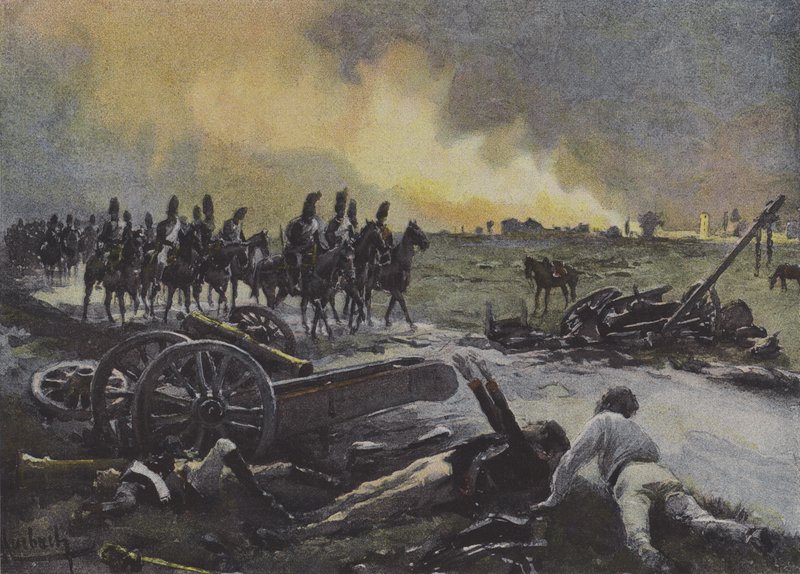 Nachwirkungen der Schlacht von Marengo von after Felicien baron de Myrbach Rheinfeld