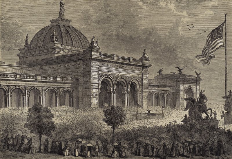 Eröffnung der Centennial-Ausstellung, 10. Mai 1876 von after Felix Octavius Carr Darley