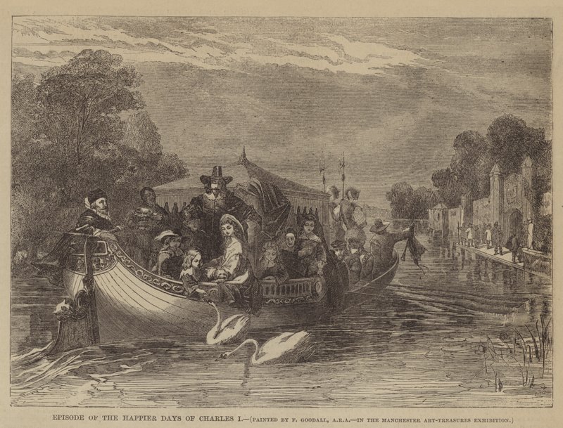 Episode der glücklicheren Tage von Karl I. von after Frederick Goodall