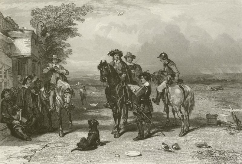 Der König auf seiner Reise zu den Schotten von after George Cattermole