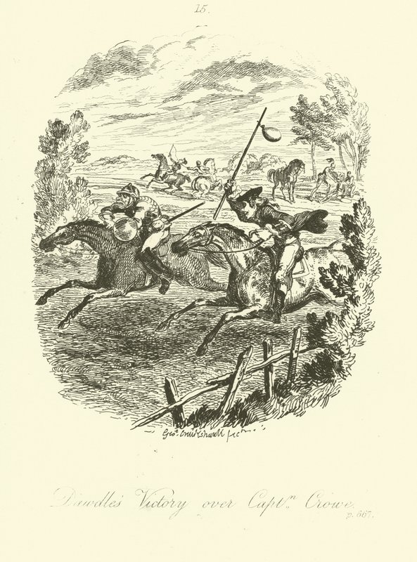 Illustration für Launcelot Greaves von Tobias Smollett von after George Cruikshank