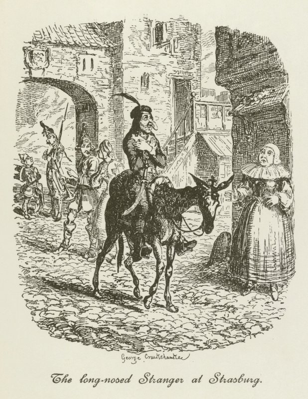 Illustration für Tristram Shandy von after George Cruikshank