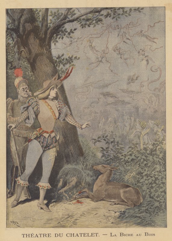 Aufführung von La Biche au Bois im Théâtre du Châtelet von after Henri Meyer