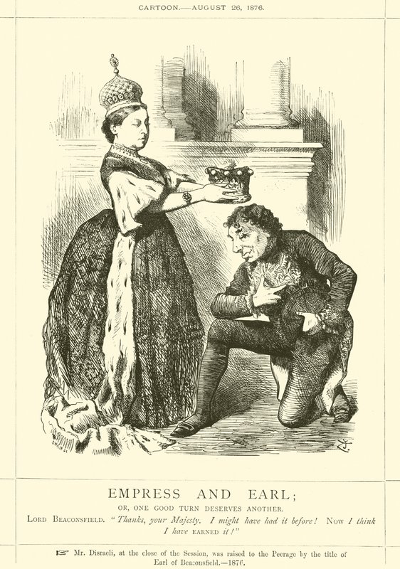 Kaiserin und Graf; oder, eine gute Tat verdient eine andere von after John Tenniel