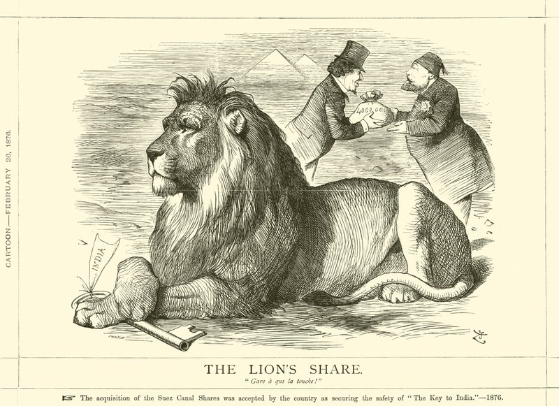 Der Löwenanteil von after John Tenniel