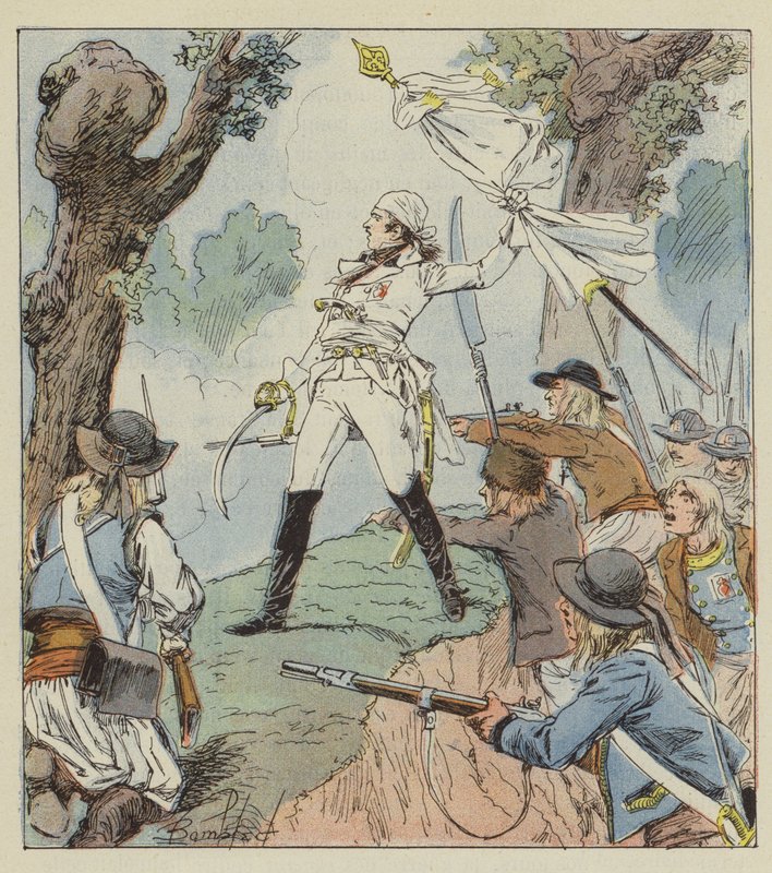 Charette ist der wahre Held des Vendée-Krieges von after Louis Charles Bombled