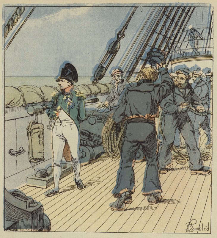 In den ersten Zeiten zeigte die Besatzung große Neugier von after Louis Charles Bombled