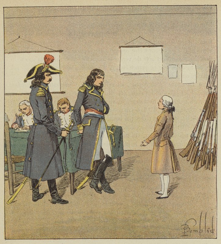 Eugène de Beauharnais fordert von Bonaparte das Schwert seines Vaters zurück von after Louis Charles Bombled