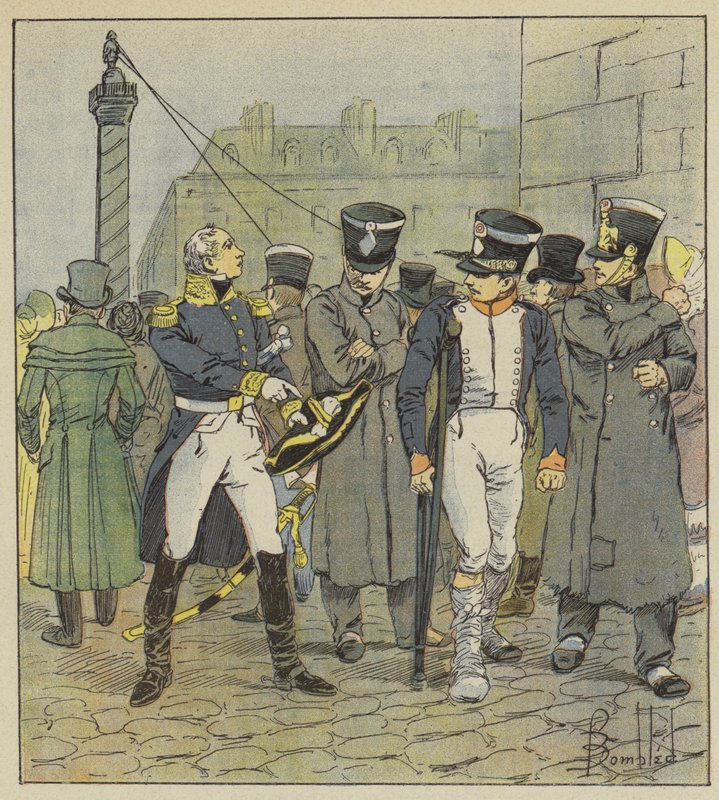 Ich sah ihn Lektionen erhalten, die ihn hätten erröten lassen von after Louis Charles Bombled