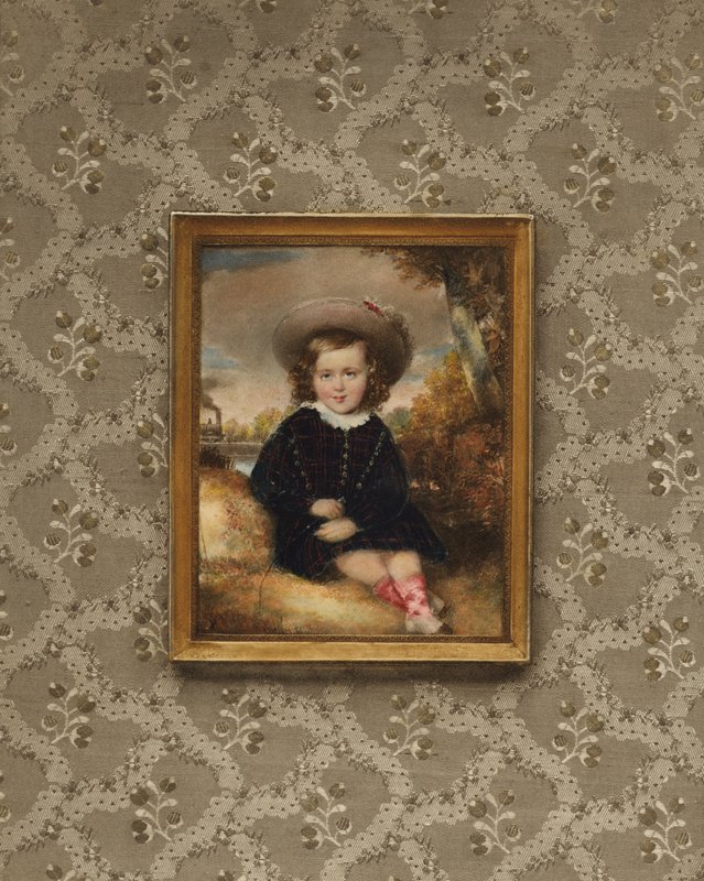 Porträt von Johann II., Fürst von Liechtenstein, als Kind, 1844 von after Moritz Michael Daffinger