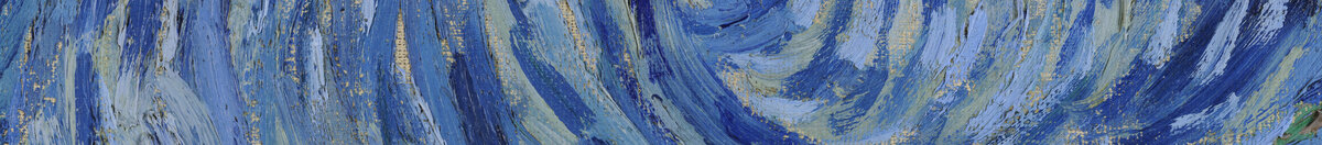 Sternennacht (Vincent van Gogh), Detail: Wirbelnde Himmelsspirale