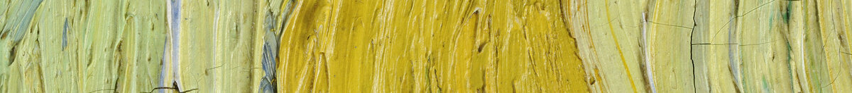 Sternennacht (Vincent van Gogh), Detail: Leuchtender Mond