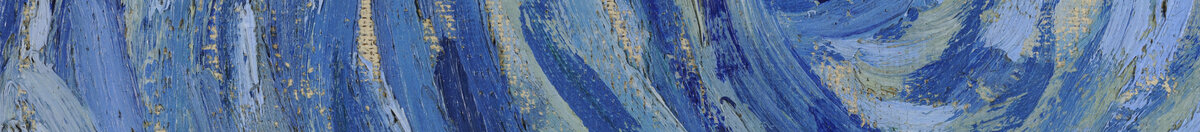 Sternennacht (Vincent van Gogh), Detail: Wirbel am Himmel