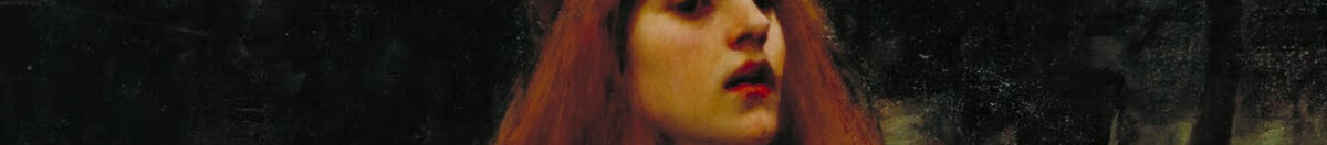 Die Lady von Shalott (John William Waterhouse), Detail: Gesicht der Lady