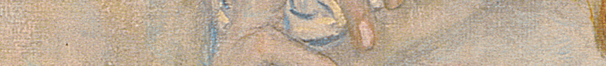 Danaë (Gustav Klimt), Detail: Hände und goldener Regen
