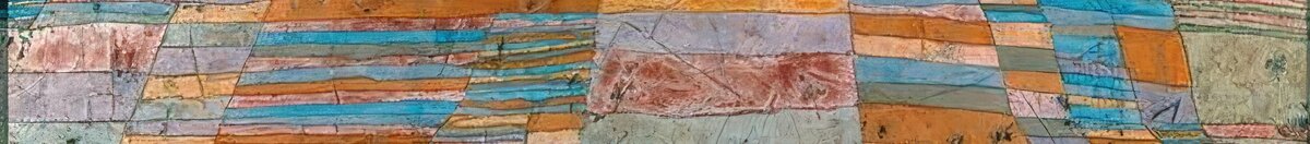 Haupt- und Nebenwege (Paul Klee), Detail: Rechte Feldstreifen