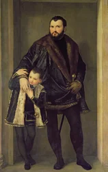 Giuseppe da Porto und sein Sohn Adriano