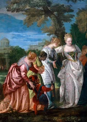 Mose aus dem Wasser gerettet von Paolo Veronese (1528-1588)