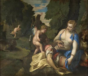 Venus trauert um Adonis, von Paolo Veronese