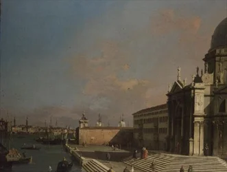 Der Eingang zum Canal Grande, Venedig
