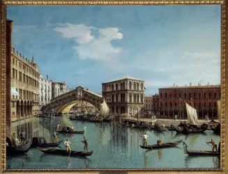 Die Rialtobrücke in Venedig