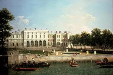 Altes Somerset House von der Themse, London