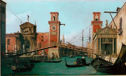 Die Arsenalbrücke in Venedig, 1730-1731, 47 x 79 cm, England, Woburn Abbey