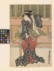 Iwai Hanshiro in der Rolle von Nuregami Chūkichi