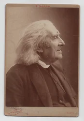 Franz Liszt (1811-1886) (1886, Fotografie)