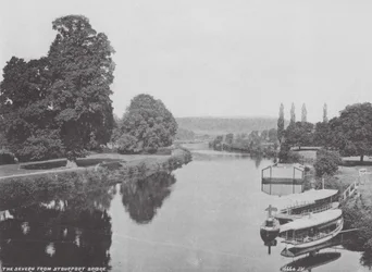Der Severn von der Stourport-Brücke