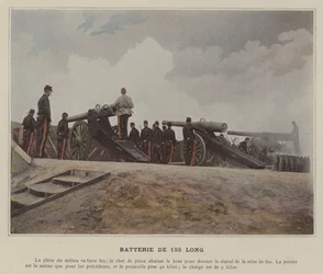 155-mm-Batterie