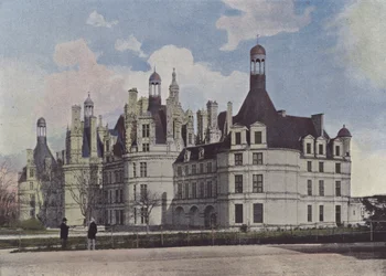Schloss Chambord (Farbfoto)