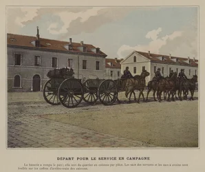 Départ Pour le Service en Campagne