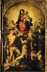 Die Madonna des heiligen Sebastian