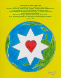 Der Stern der edlen, achtsamen Liebe für alle Menschen dieser Welt