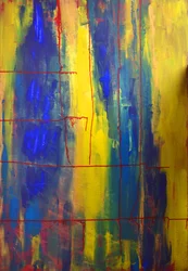 Blau, Gelb