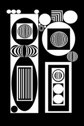 Rhythmus in Schwarz-Weiß