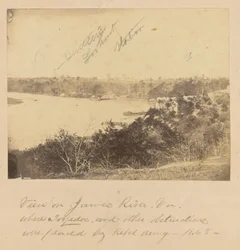 Blick auf den James River, Virginia
