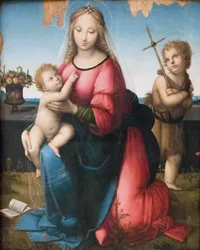 Madonna und Kind mit dem jungen St. Johannes
