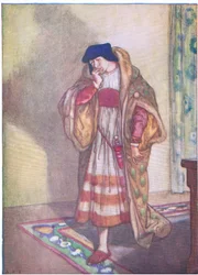 Angelo litt in jener Nacht weit mehr als der Gefangene, den er so ungerecht verurteilt hatte (Maß für Maß), aus Geschichten aus Shakespeare, veröffentlicht von Ward Lock & Co Ltd