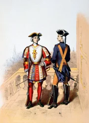 Königliche Wache des Königs und Kavalier, 18. Jahrhundert, 1887