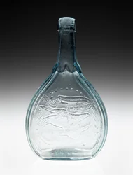 Figurierte Flasche, ca. 1866-1874