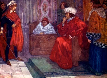Ich schicke dich ins Gefängnis, sagte Richter Gascoigne, 14. Jahrhundert, 1905