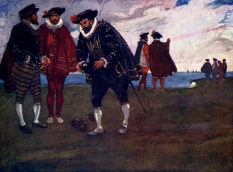 Es ist Zeit, das Spiel zu beenden und die Spanier zu schlagen, sagte Drake, 1588, 1905