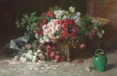 Rosenkorb, ca. 1890