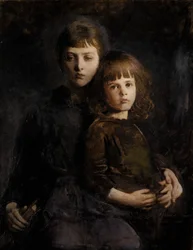 Bruder und Schwester (Mary und Gerald Thayer)